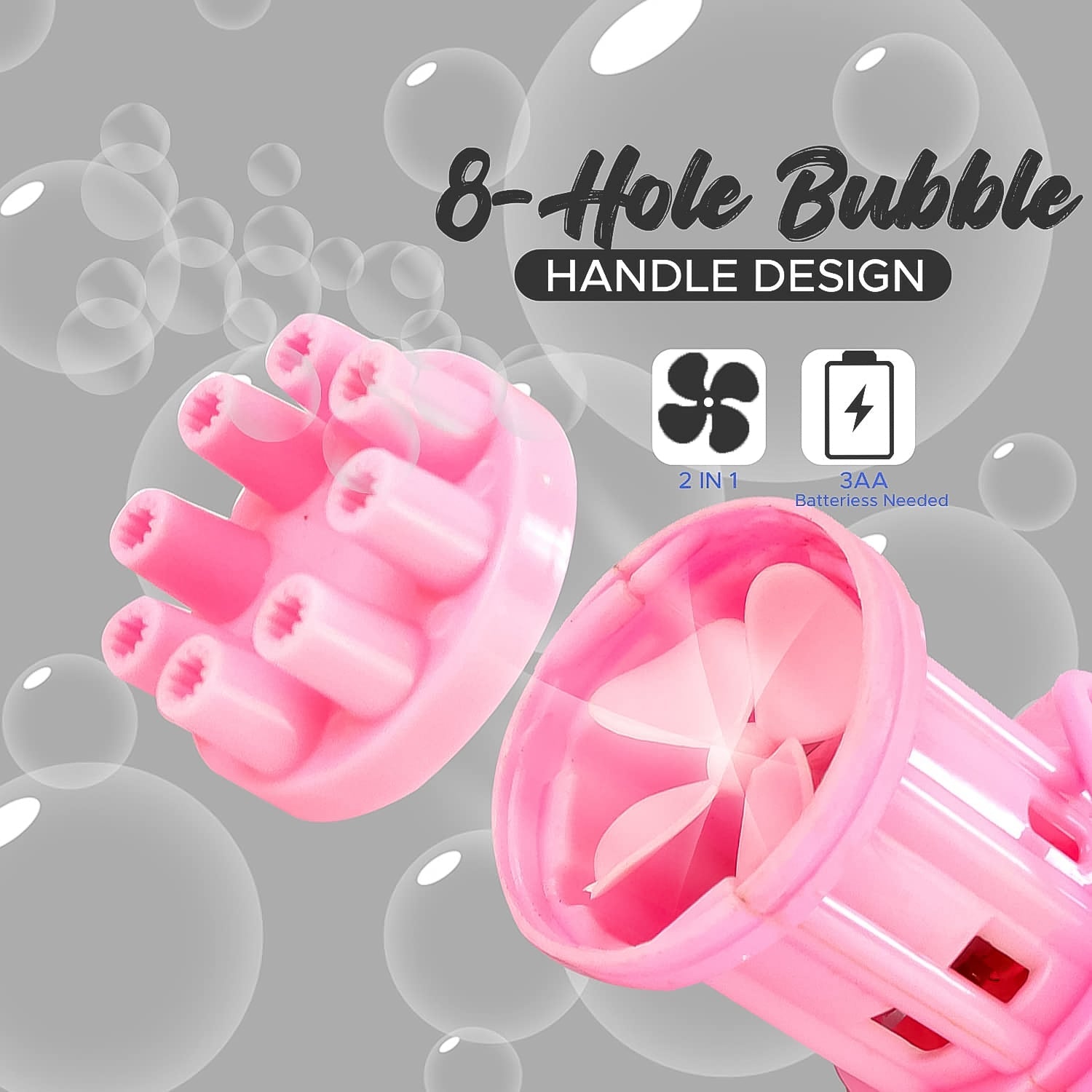 8-Hole battery operated Bubbles Gun Toys for Boys and Girls 8-Hole battery operated Bubbles Gun Toys for Boys and Girls